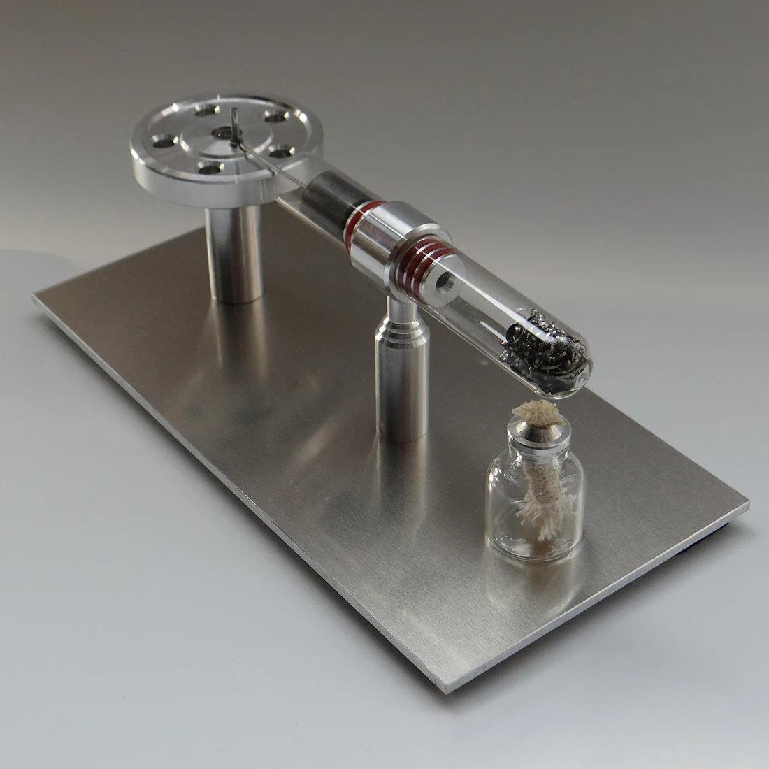 Mini Horizontal Type Single Cylinder Stirling Engine Model