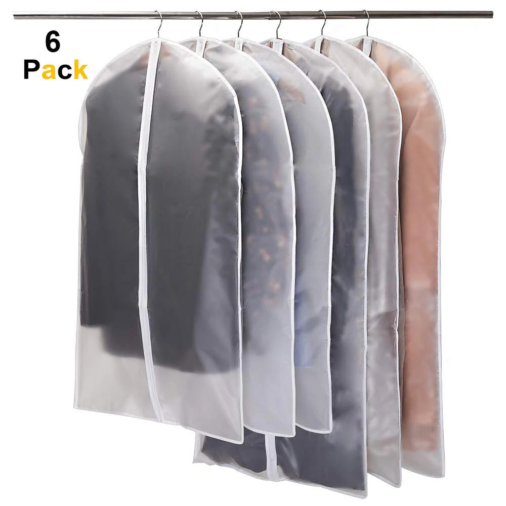roupas transparentes covers garment roupa vestido paletó brasão dustproof protetor de poeira saco de viagem