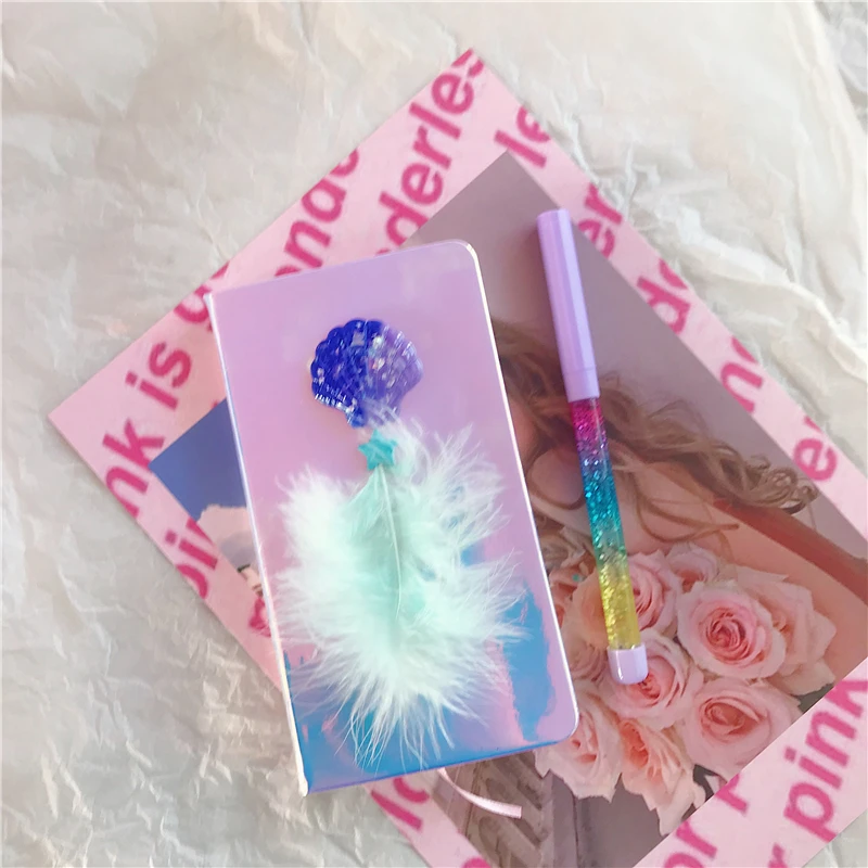 Loveиз Kawaii блокнот перо книга оболочка Растяжка розовый цвет для девочек