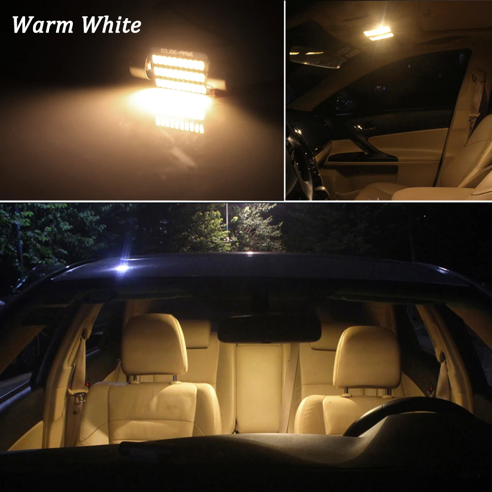 AMG 16pcs xenon white premium LED interior light kit for Mercedes E C207 Coupe