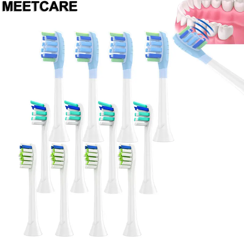 

Electric Toothbrush Head Replacement Brush Heads Deep Clean for Vibrating Philips HX3/HX6/HX8/HX9 Series