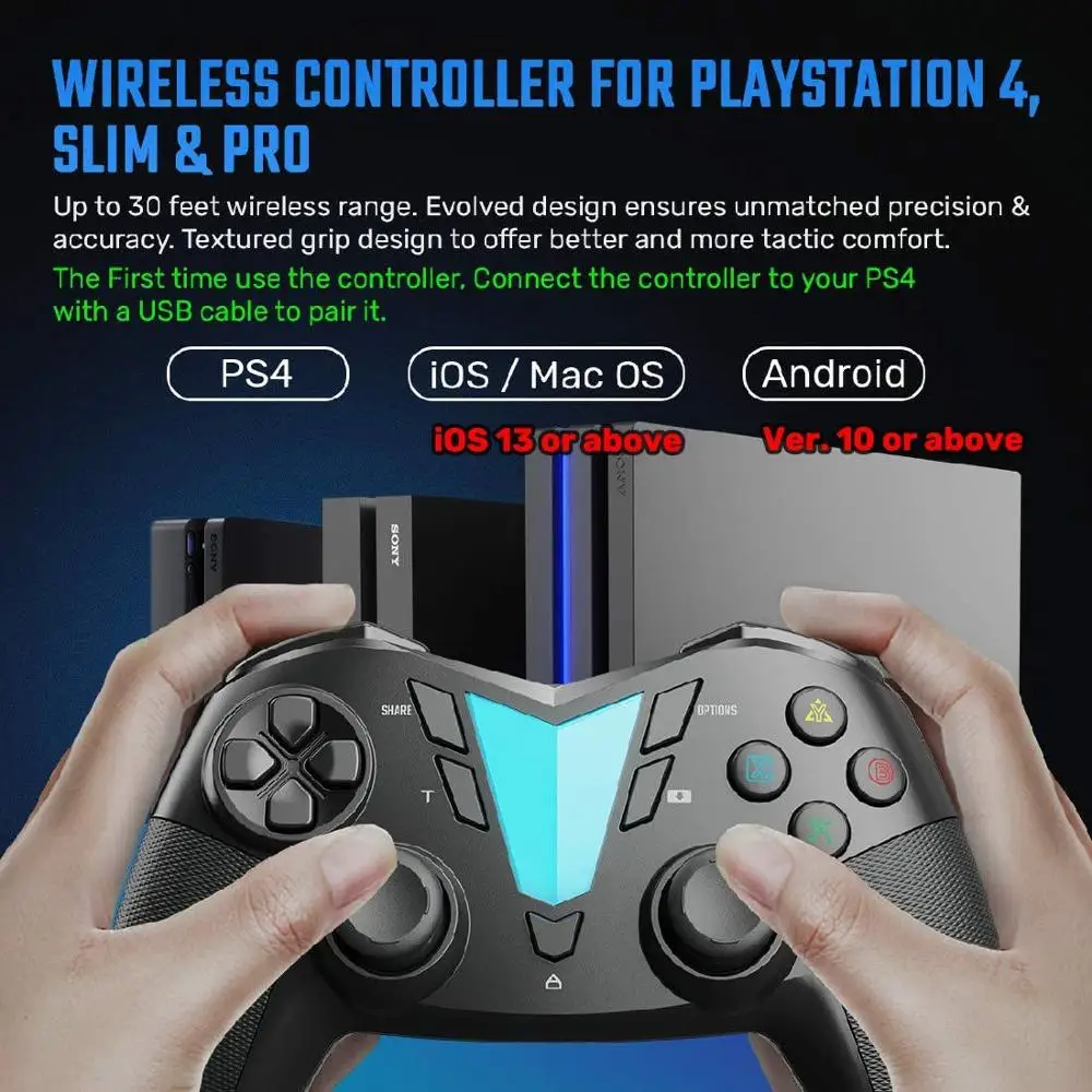 Ifyoo Bluetooth Wireless Controller For Ios 13 4 Iphone Android Pc Steam Ps4 Console For Call Of Duty Apple Arcade Mfi Games Gamepads Aliexpress
