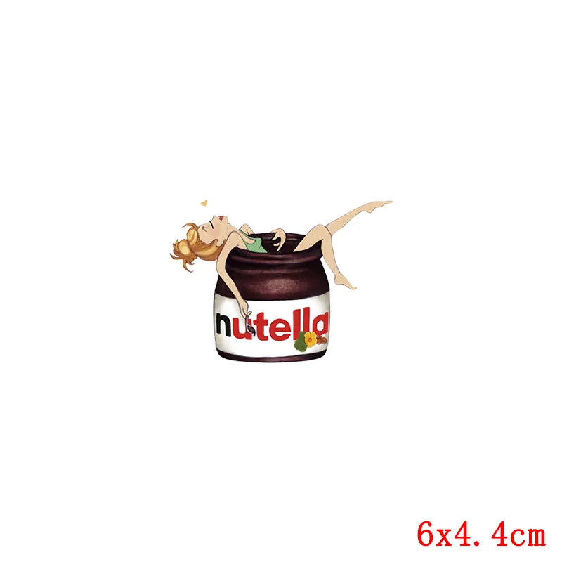 Нашивки Pulaqi Nutella для одежды детская футболка платье Термотрансферная наклейка на