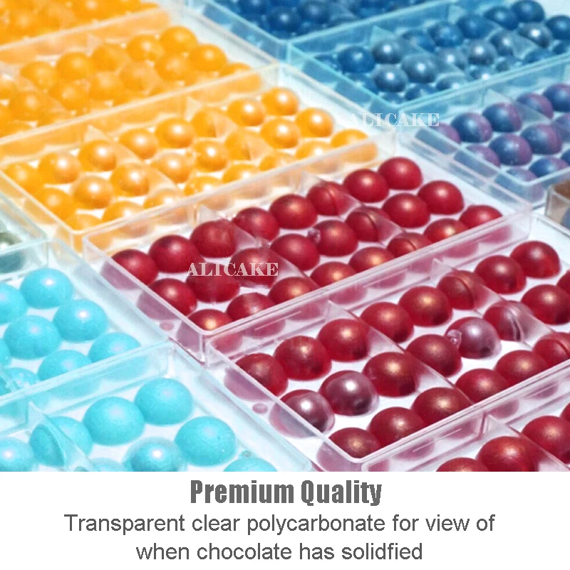 3D Polycarbonate Chocolate Bar Molds Tray Form for Molde Chocolate Moulds Plastic Baking Mold Pastry Bakery Cake Bakeware Tools