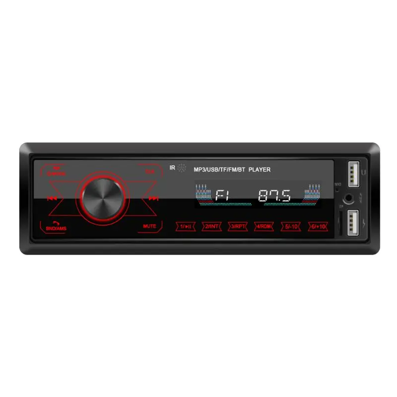 M10 lcd Автомобильный MP3-плеер двойной USB Bluetooth 4,0 динамик TF карта U диск AUX FM радио