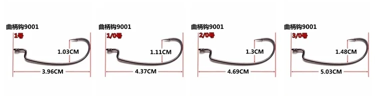 BKK Kingbox 9001/9002/9003/9003CD узкий широкий живот приманка Кривошип крючком Мягкая приманка скумбрия басовые крючки