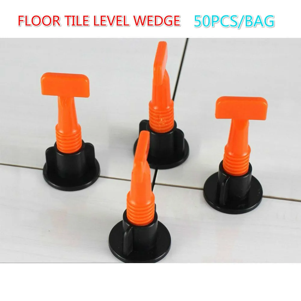 

New 50pcs/set Level Wedges Tile Spacers For Flooring Wall Tile Carrelage Leveling System Leveler Locator Spacers Plier