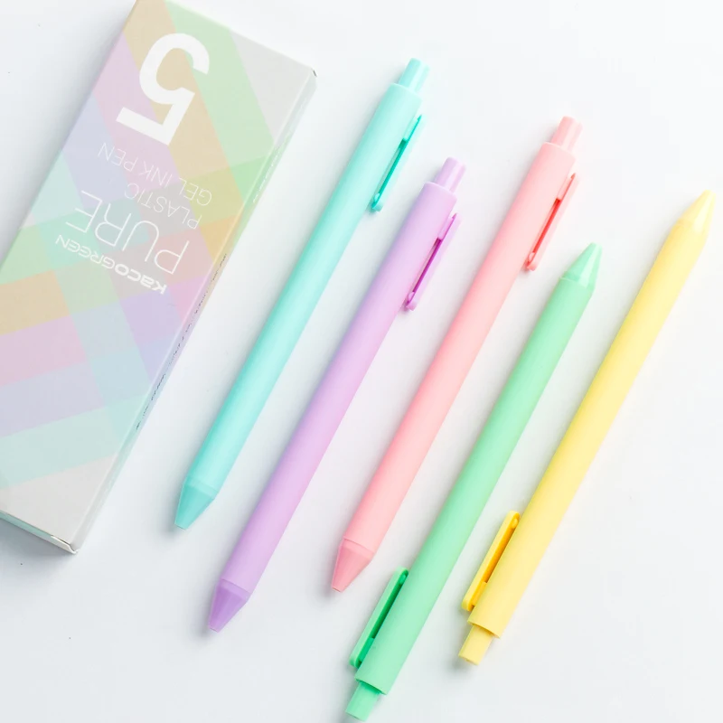 Stylo à bille 6 en 1, 0.5mm, 1 pièce, design bonbon, multi