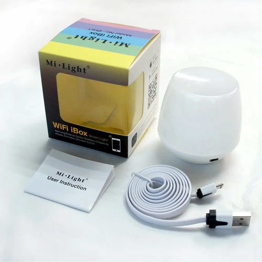 Mi Light WiFi контроллер IBOX прикроватная лампа 2 Вт USB кабель беспроводной диммер контроллер для Mi Light серии для Android iOS App JK
