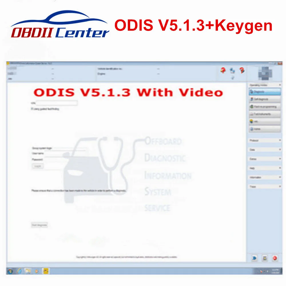 

Newly ODIS Software 5.1.3/4.4.1/4.3.3/ With Keygen For VAS 5054A 6154 Diagnostic Tool ODIS V5.1.3/V4.4.1/V4.3.3 Free Activate