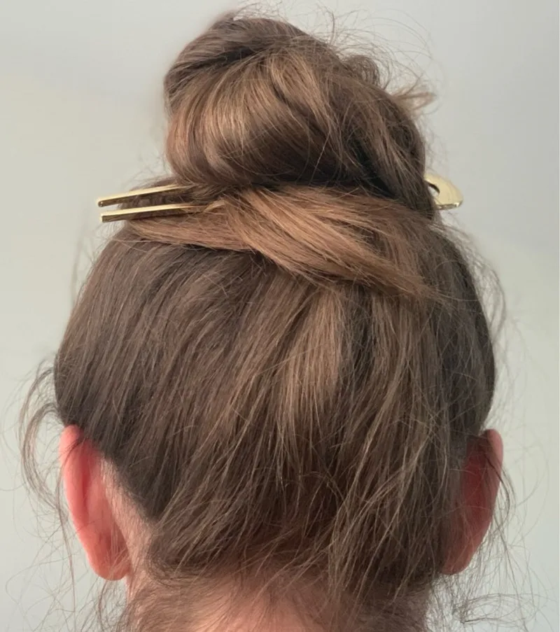 Vintage Style Rhinestones Metal U Shape Hair Stick Chignon Updo Bun Pin Headwear Vintage Style Rhinestones Metal U Shape Hair Stick Chignon Updo Bun Pin Headwear