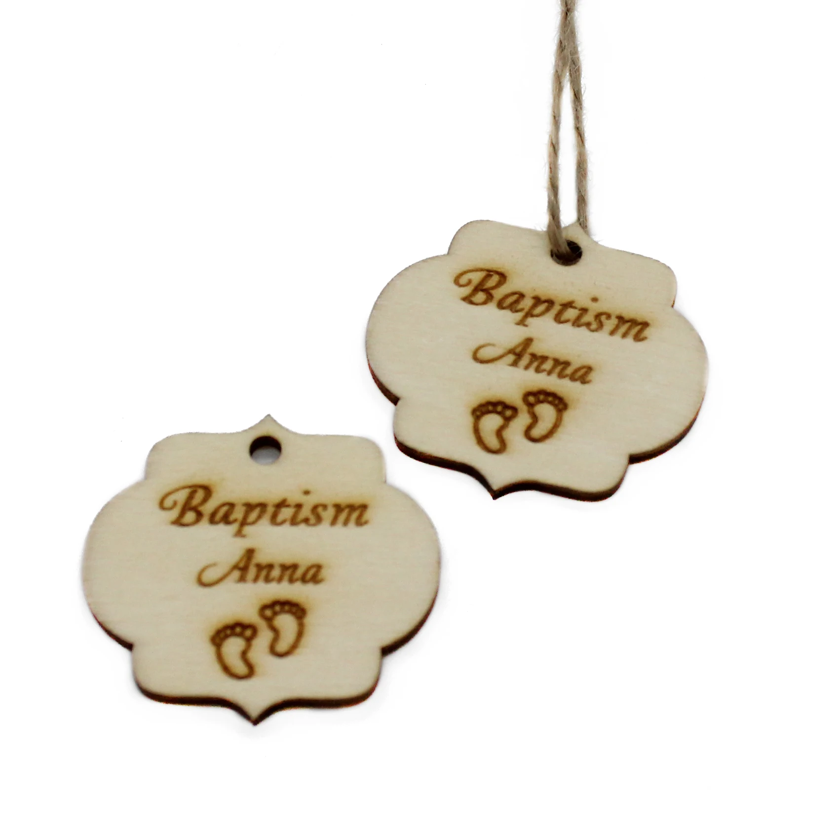 100 шт. деревянные бирки с выгравированными облаками|Сувениры для вечеринок| |