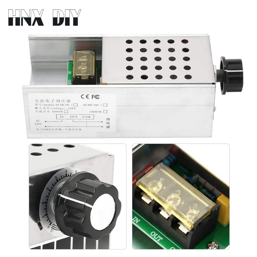ac 220v 6000w regulador de tensao scr 01