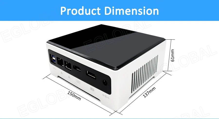 New Fan Mini PC with Intel Core i5 1035G4, Iris 940 Graphics, Dual LAN, 6 USB 3.0, DP, HD Dual Display, HTPC, AC WiFi. Description Image.This Product Can Be Found With The Tag Names Barebone Mini PC, Computer Office, Mini pc