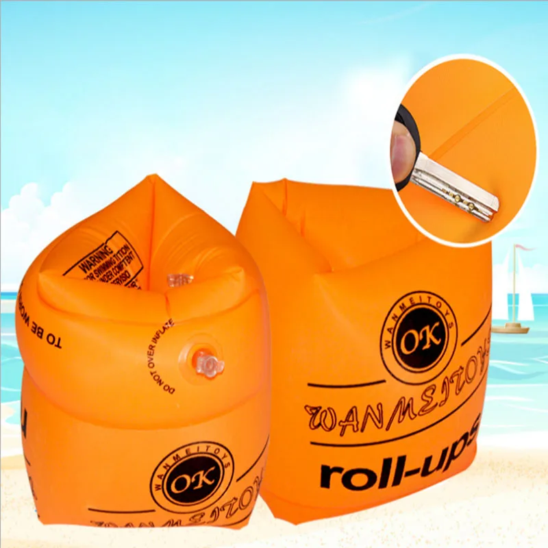 Summer Swim Arm Band Ring Aid Floating Air Sleeves Inflatable Safety Swimming Circle Male Female Children Water Toys Pool Tube