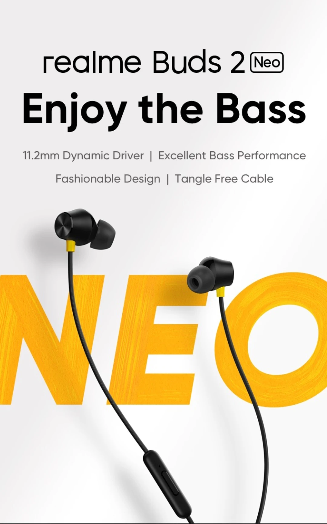 Realme Buds Neo Earphone Realme Buds Neo Wired In Ear Earphones