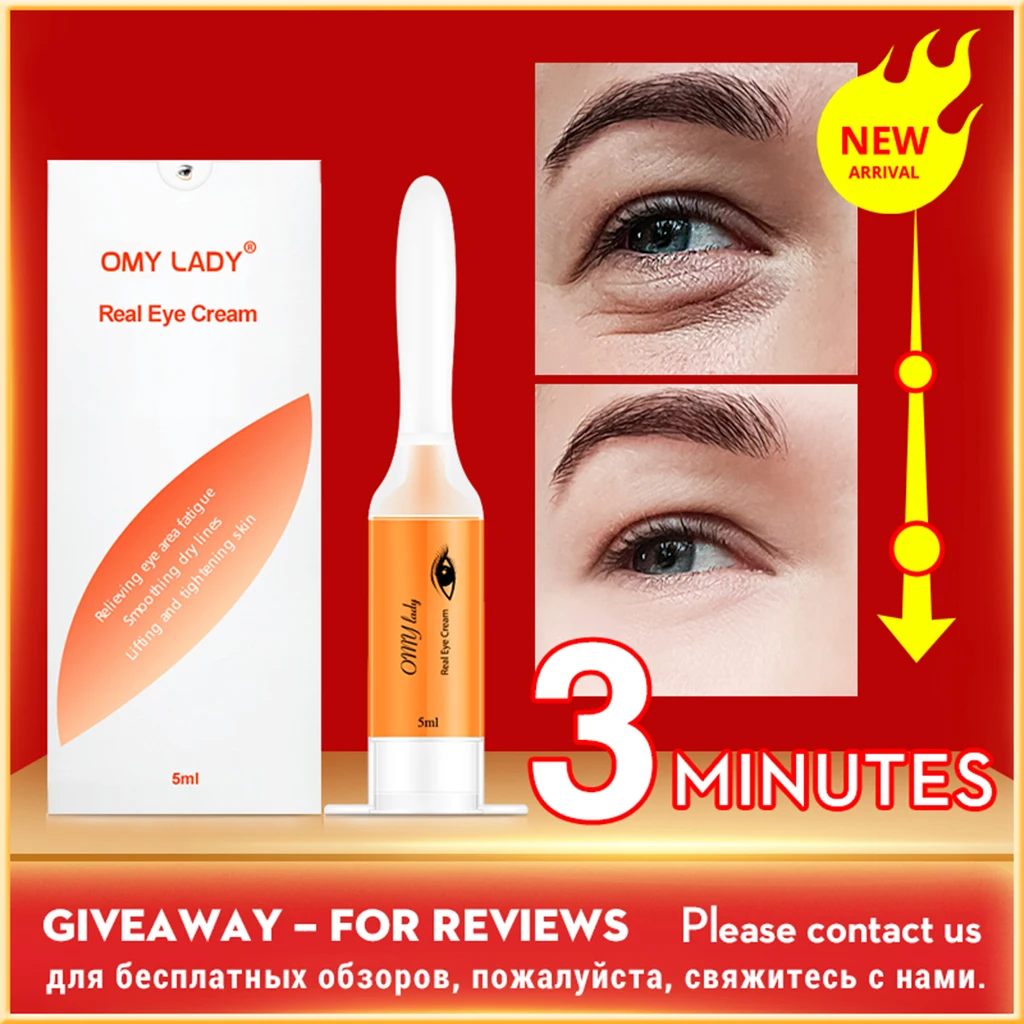 OMY LADY Advanced Repair Eye Cream Beauty Instant Firming Eye Lift-Firm Eye Care Anti-Aging Eye Cream Remove Dark Circles 5ml