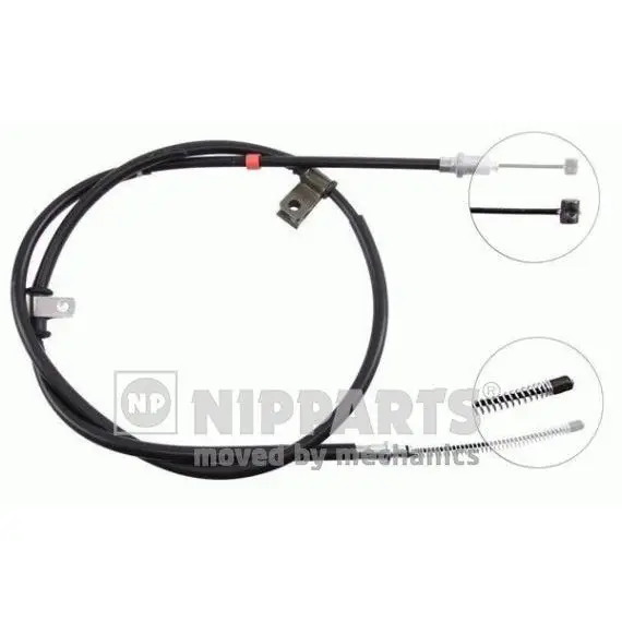 Трос ручн.тормоза MITSUBISHI GALANT 92 NIPPARTS J14878