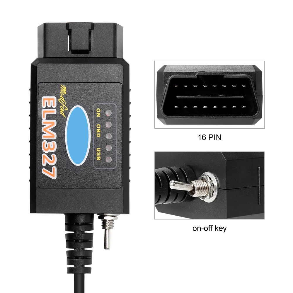 OBD2 сканер ELM327 PIC18f25k80 считыватель кодов USB V1.5 автоматический диагностический