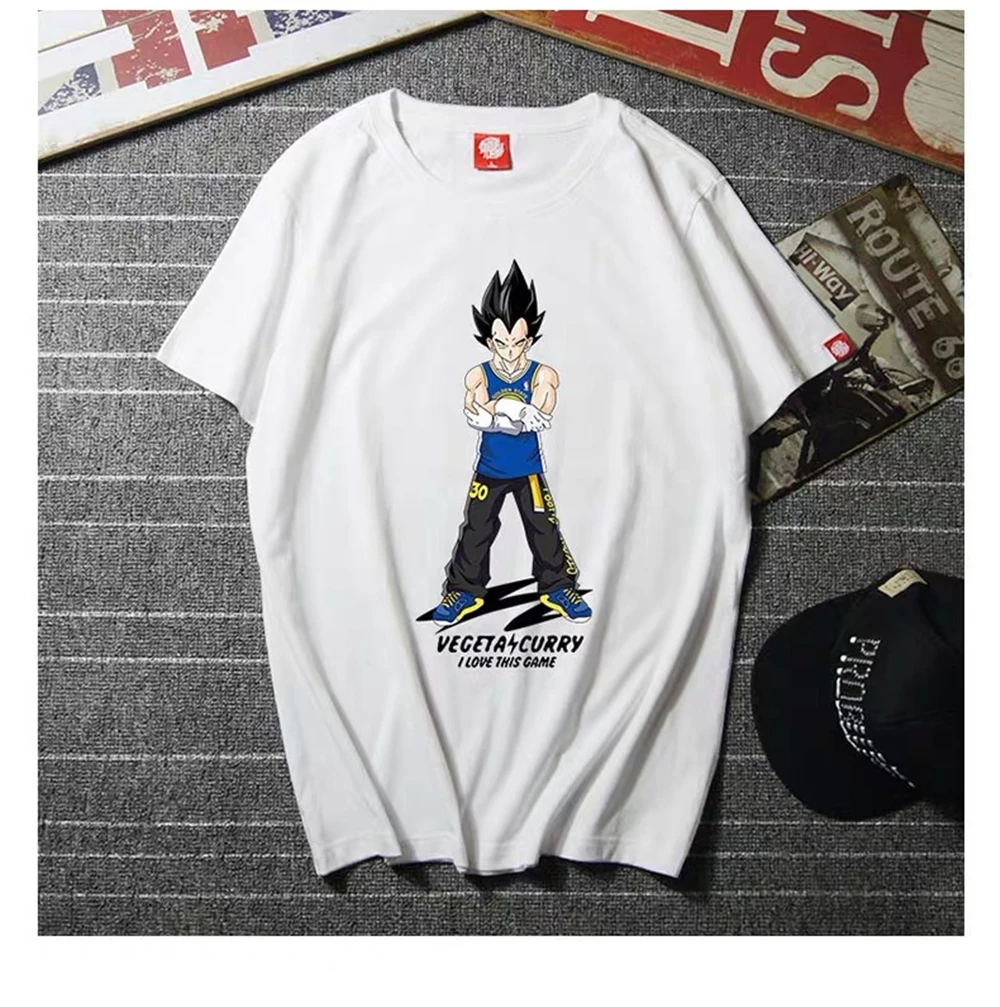 Dragon Z Ball футболка Сон Гоку Супер Saiyan мультфильм Футболка Harajuku японский аниме косплей модные забавные мужские хлопковые с коротким рукавом