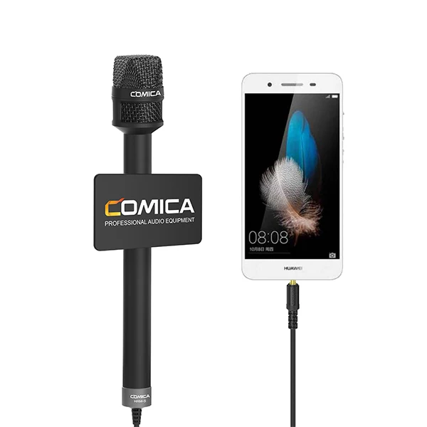 Comica HRM-S ручной микрофон репортерский телефон интервью видеосъемки микрофоном
