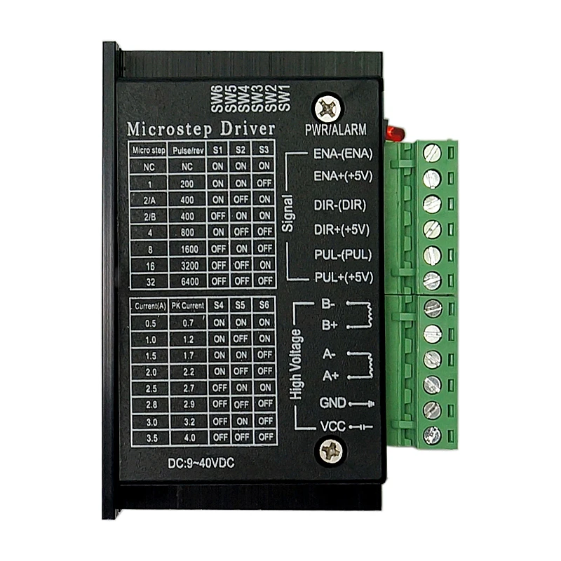 TB6600 Драйвер шагового двигателя Nema 23 34 42/57/86 Nema17 32 сегмента А 42 В постоянного тока