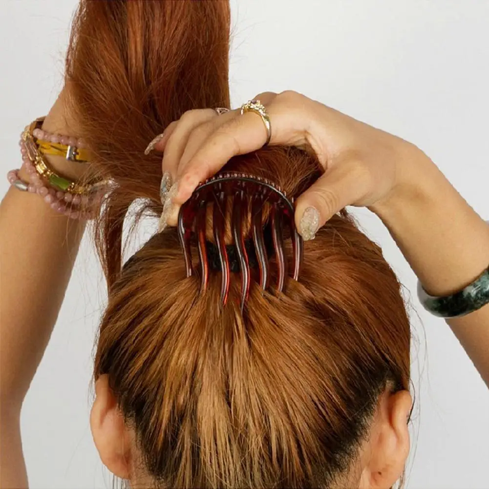 

Ponytail Inserts Hair Clip For Women Fashion Bun Maker Hairpin Fluffy Comb Bride Styling Tail Wedding Pony Bouffant Volume