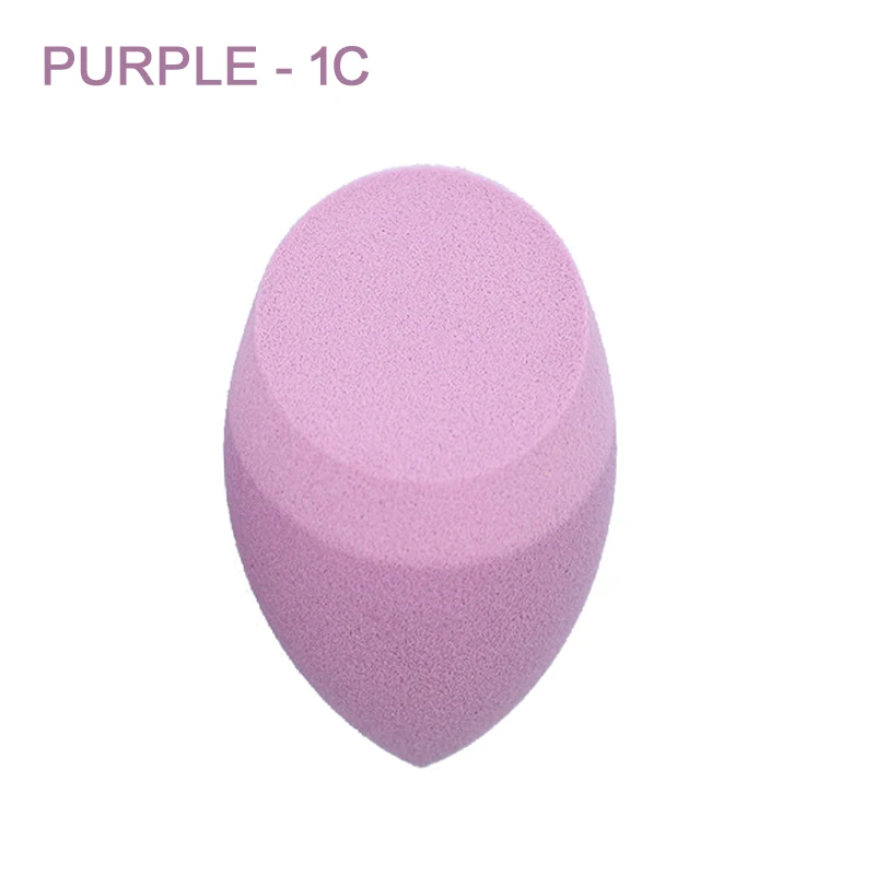 Силиконовые проникнуты супер Красота макияж губка фиолетово-сохранить макияж Канава микробов экстра-мягкая губка для макияжа блендер - Цвет: Purple - 1C