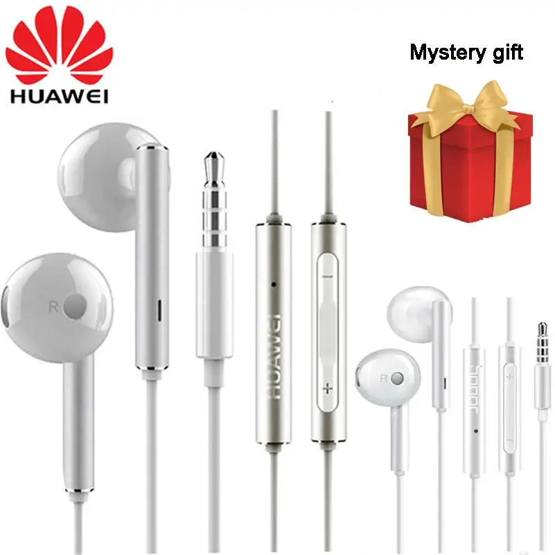 Оригинальные наушники Huawei am116 гарнитура Honor AM115 Mic 3 5 мм для xiaomi huawei P7 P8 P9 Lite P10 Plus 5X 6X