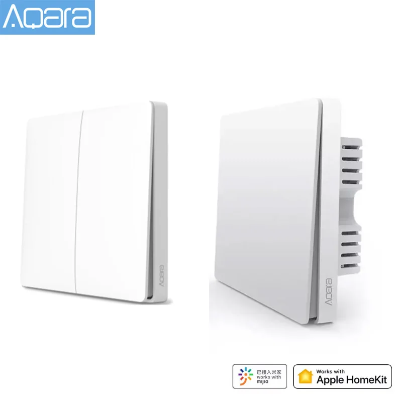 Умный настенный выключатель Aqara D1 Zigbee беспроводной светильник с дистанционным