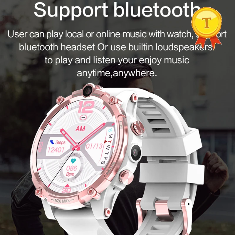 4g lte videochiamata donna smart Watch 4G 128G chiamata indipendente telefono  orologio Fitness Tracker frequenza cardiaca pressione sanguigna  Smartwatch|Smart Watches| - AliExpress