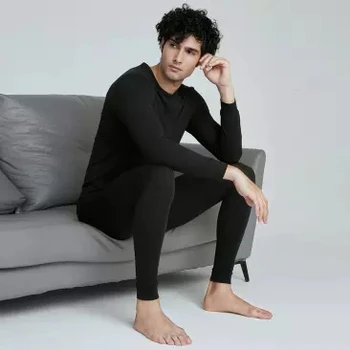 

Persistent Heat Far Infrared Warm clothing Heating fiber Light comfortable Autumn winter Undercoat Tights Male Thermal Underwear