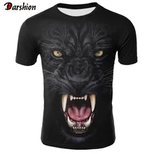 Новые мужские футболки с 3D принтом животных Лев футболка с леопардом короткий рукав Забавный дизайн повседневные мужские футболки череп футболка плюс размер
