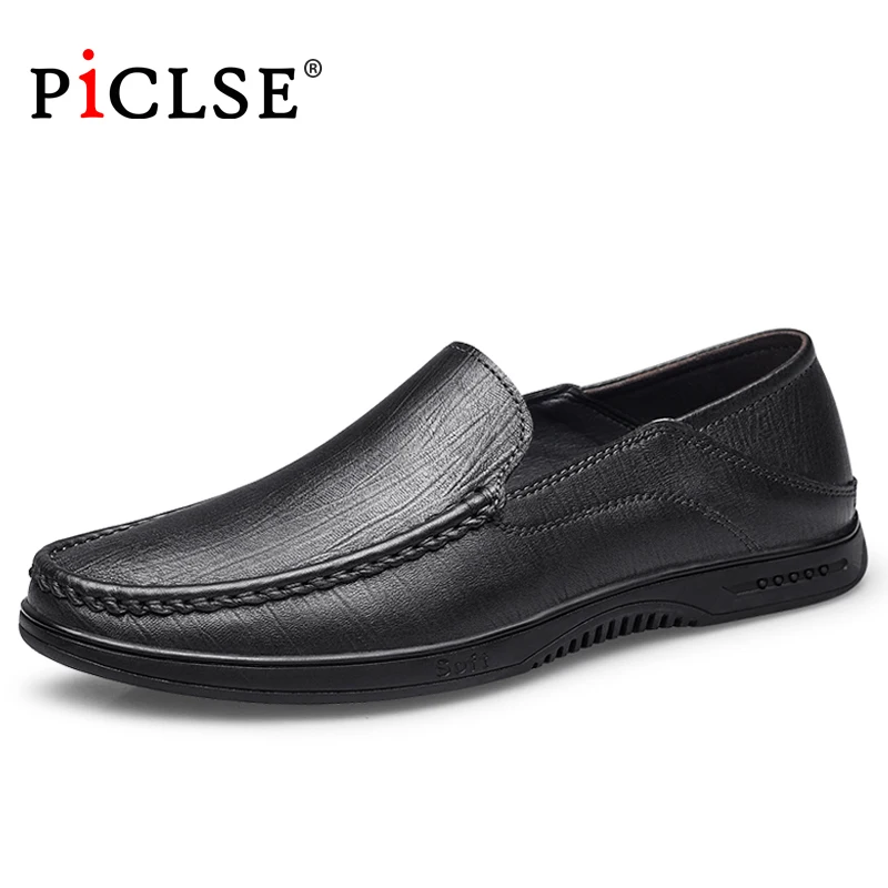 

Genuine leather shoes Men loafers Business Office Casual shoes Male Moccasins Breathable Men shoes Footwear zapatos hombre