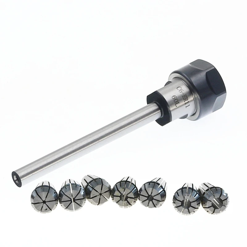 1set Er11 C6 Er11m 60l Extension Rod Extension Bar Straight Shank With