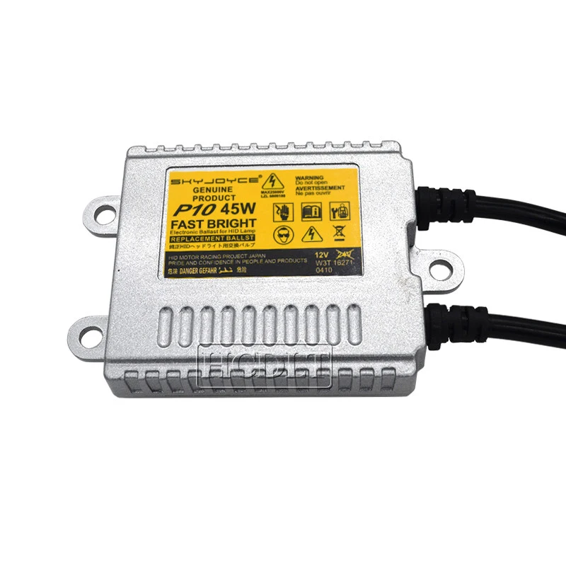 HCDLT 2PCS AC 45W Fast Start Car Light HID Xenon Ballast Blocks Ignition For H7 H1 H11 D2H Auto Headlight Kit Reactor Xenon 45W (2)