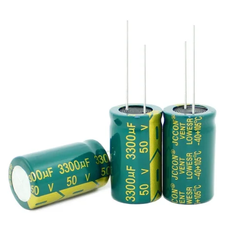 3300uF 50V Radial Electrolytic Capacitor 50V3300UF high-frequency capacitor 18X35mm | Электронные компоненты и