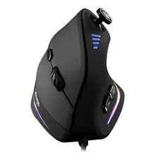 C-18 vertical gaming mouse 11 botões 10000 dpi ajustável programável usb com fio rgb mouse óptico ergonômico gamer ratos