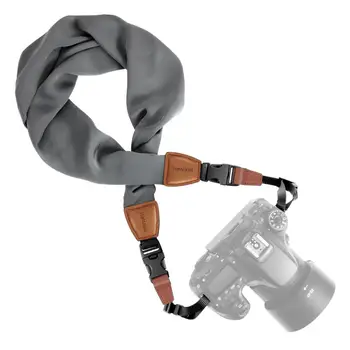 

Neewer Universal Soft Scarf Camera Shoulder Neck Strap, Muti-Function DSLR Camera Belt Suitabke for Nikon Canon Sony Olympus