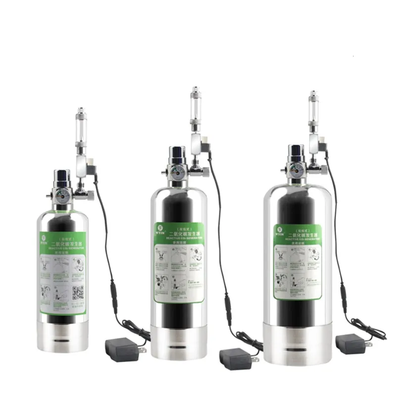 

DIY CO2 Generator System Kit with Pressure Air Flow Regulating Water Plant Aquarium Aquarium Reactor