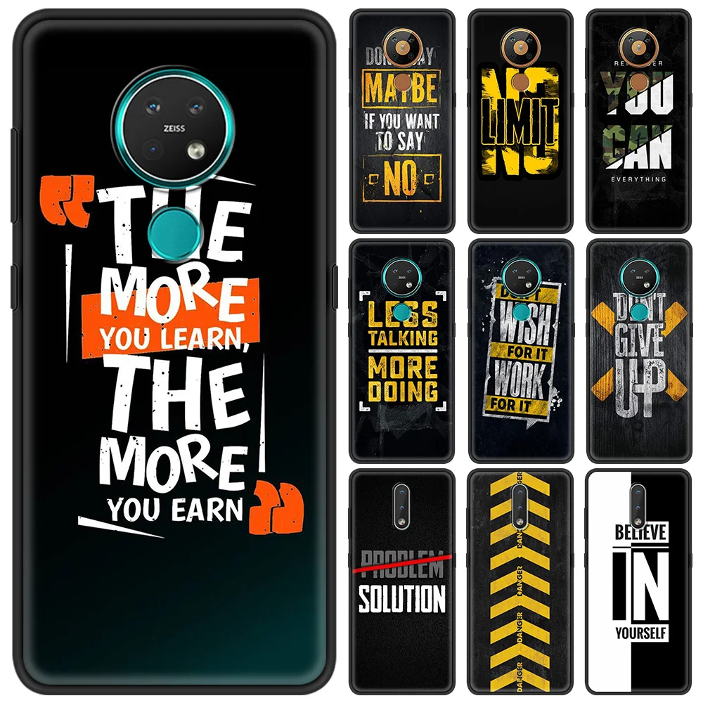 Мягкий чехол для Nokia C10 C20 G10 G20 X10 X20 2 3 4 7 1 5 8 5G C2: tenen Coque лозунг | Мобильные телефоны и