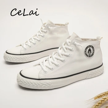 

Comfortable Sneakers for Men 2020 Canvas Casual Man Shoes Fashion Men's White Sneakers Breathable Brand Shoes Student Walk NA20