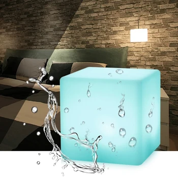 

USB Rechargeable LED Shape Night Light with Remote Control for Bedroom 7 Colors Changing Night Light