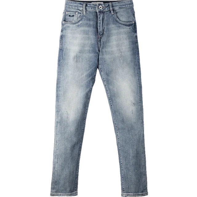 Kuegou綿秋春服の男ジーンズ傷着用スリムファッションズボンストレッチヴィンテージデニム男性パンツlk 19 Jeans Aliexpress