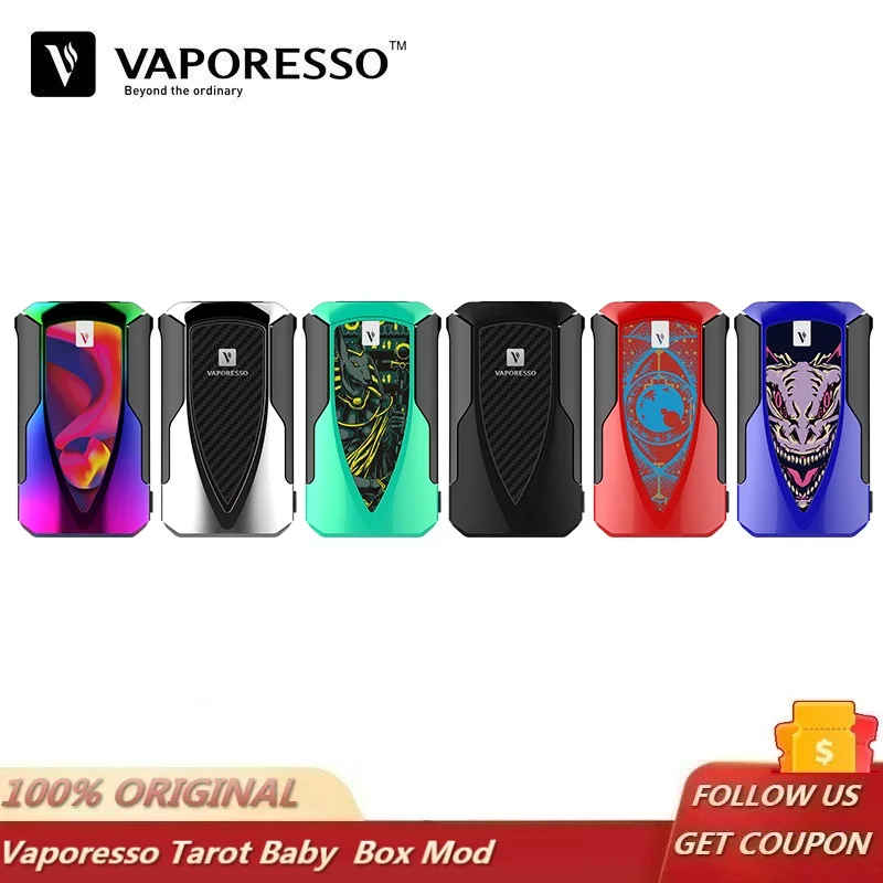 Оригинальный Vaporesso Таро Baby TC Box Mod 85 Вт 2500 мАч для NRG Vape Tank Vaper испаритель