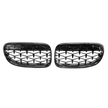 

Front Meteor Grill Grilles Kidney Grill Replacement for BMW 3 Series E92 2010-2014
