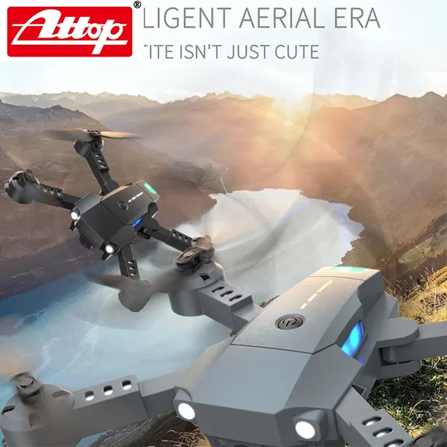 ATTOP X-PACK 10 Mini RC Drone 2,4G 4CH 6-Axis Gyro 3D-Flip modo sin cabeza una tecla de retorno Quadcopter RC helicóptero de jug 1