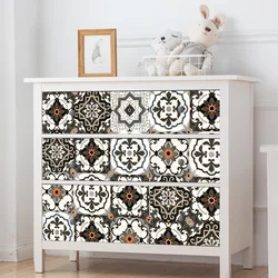 Retro Ethnic Style Vinyl Wallpapers Waterproof And Oil-Proof Self-Adhesive Furniture Bedroom Kitchen Home Decor 3D Wall Stickers