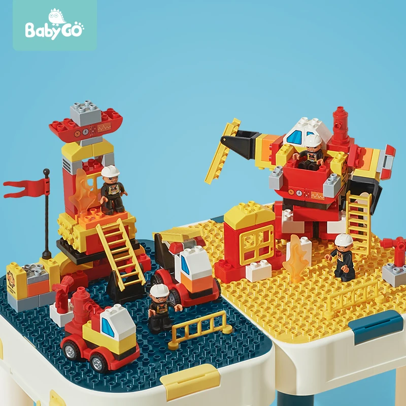 Строительные блоки BabyGo Обучающие Детские игрушки воронка скользящие сделай сам