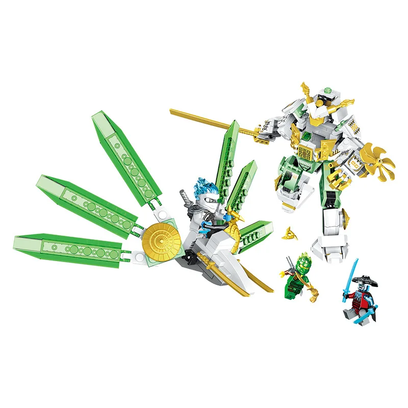 Продажа Новинка 2019 серии ниндзя Ллойд Титанов Робот строительные блоки кирпичи модели Детские город Классические игрушки Совместимость фильм Marvel